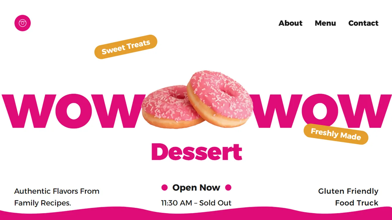 Wowwow Dessert — Creative Web by Carol Hsiao